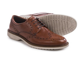 ECCO 爱步 Ian Wingtip 男士布洛克鞋
