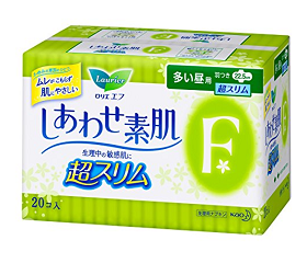 花王乐而雅素肌 22.5CM 日用卫生巾20片