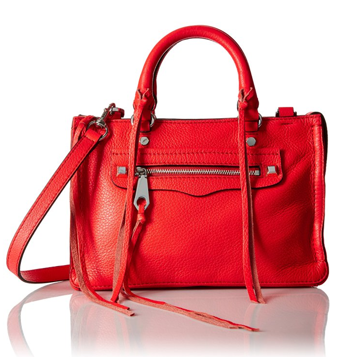 REBECCA MINKOFF Micro Regan 女士真皮斜挎包