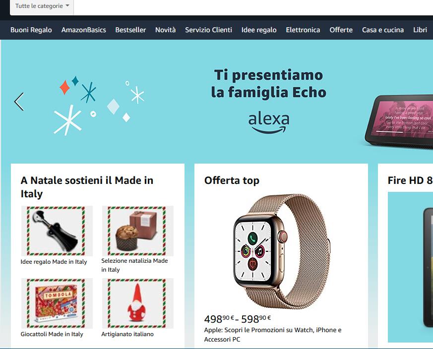 亞馬遜意大利站點amazon.it 意大利亞馬遜官方海淘網(wǎng)站