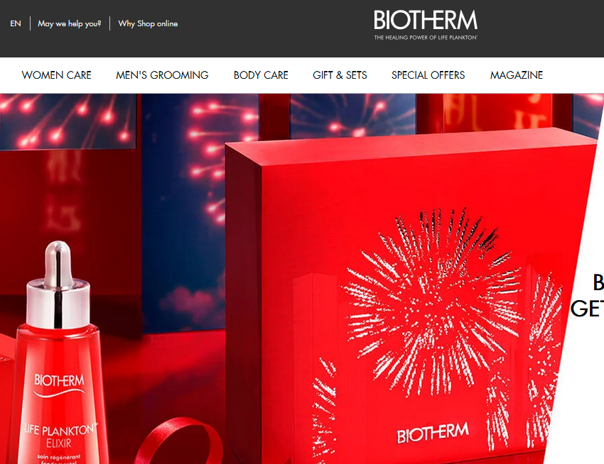 碧欧泉美国官网：Biotherm男士护肤品美国官方海淘网站