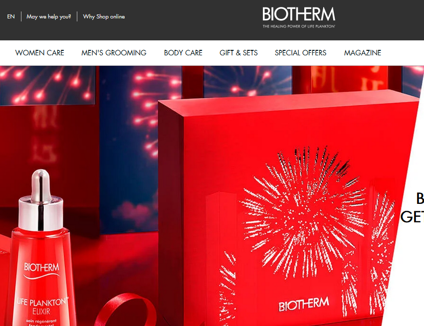 碧歐泉美國官網(wǎng)：Biotherm男士護膚品美國官方海淘網(wǎng)站