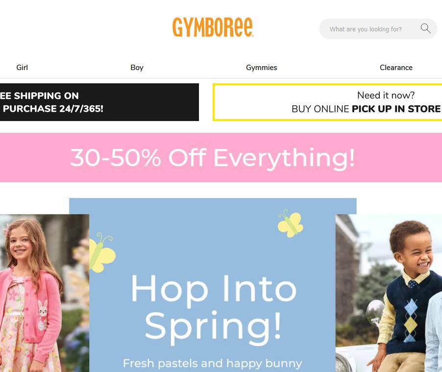 Gymboree美國官網(wǎng)：金寶貝童裝美國官方海淘網(wǎng)站