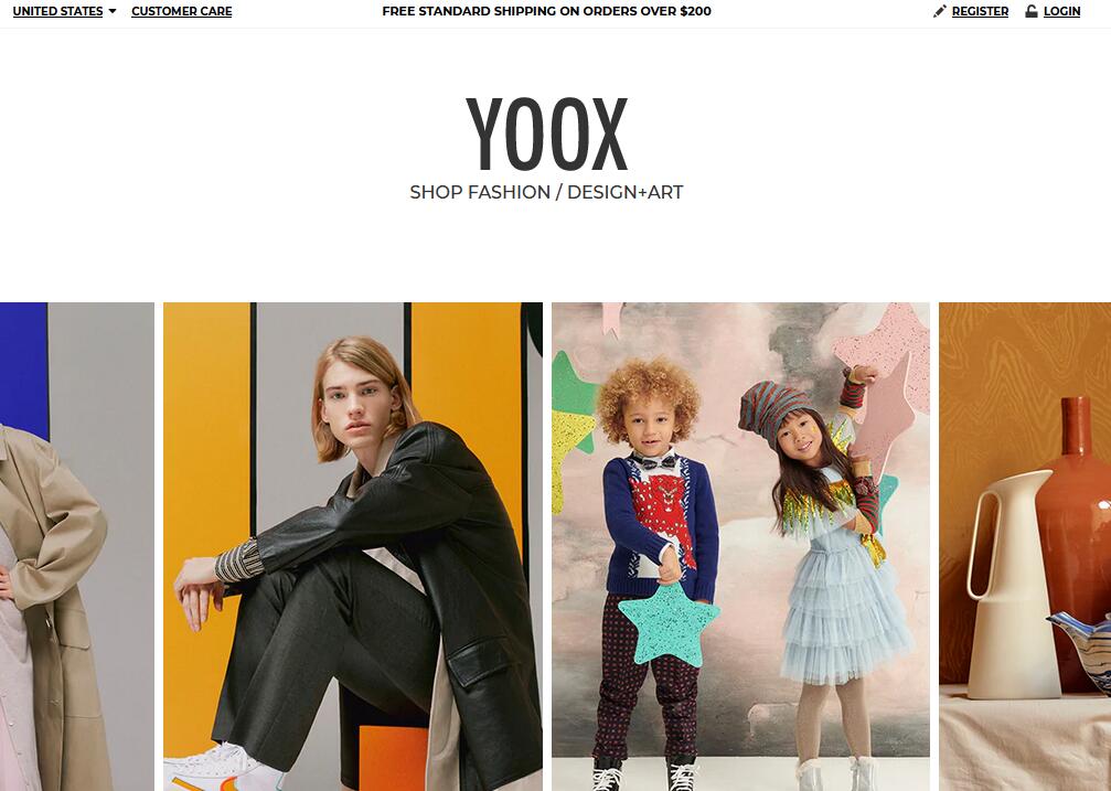YOOX美国官网：潮流时尚单品YOOX美国官方海淘网站