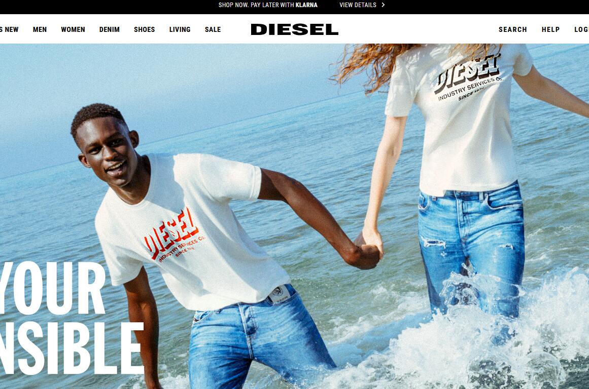 Diesel迪赛美国官网：Diesel迪赛服服饰手表美国海淘网站