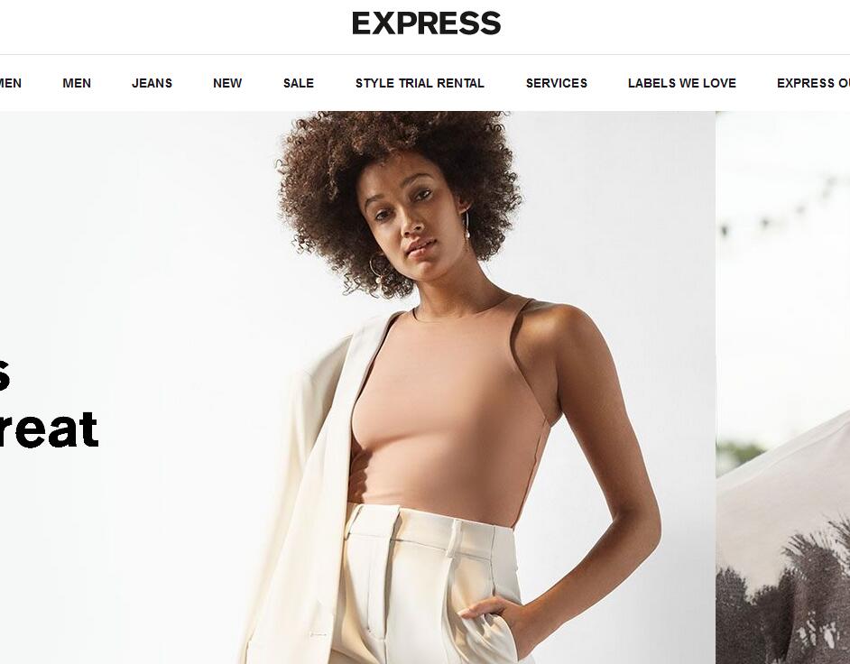 Express美国官网：男女服装配饰美国海淘网站