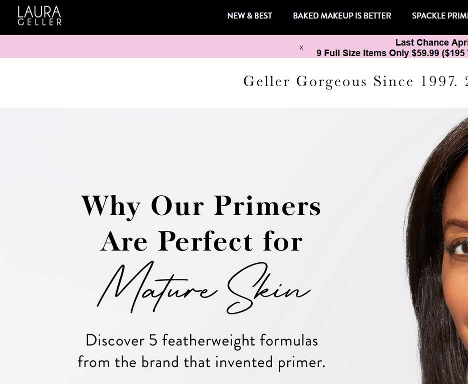 Laura Geller美国官网：专注烘焙彩妆化妆品官方海淘网站