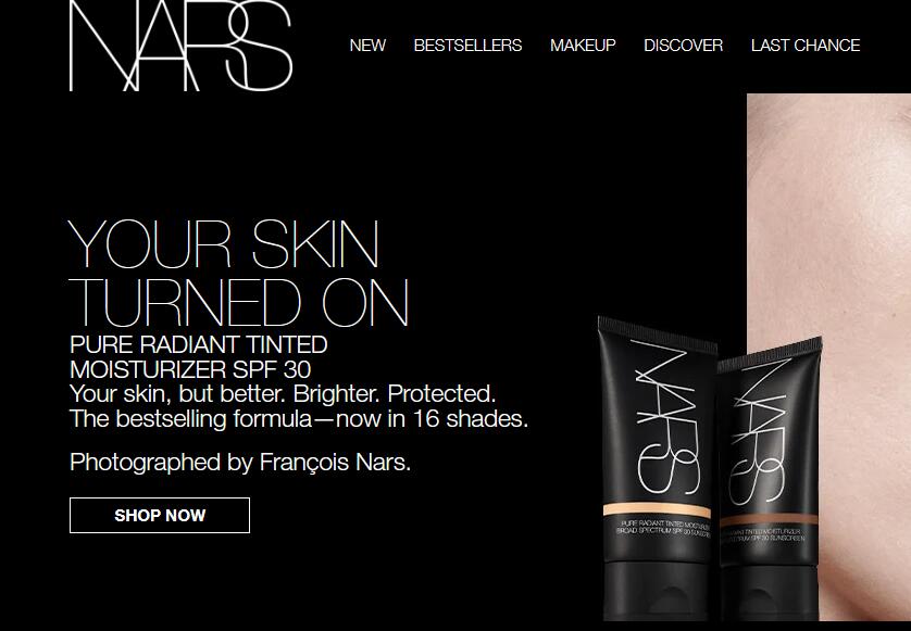 NARS美国官网：NARS彩妆品牌官方海淘网站