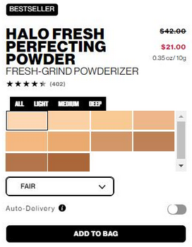 Smashbox HALO FRESH 完美散粉5折$21 