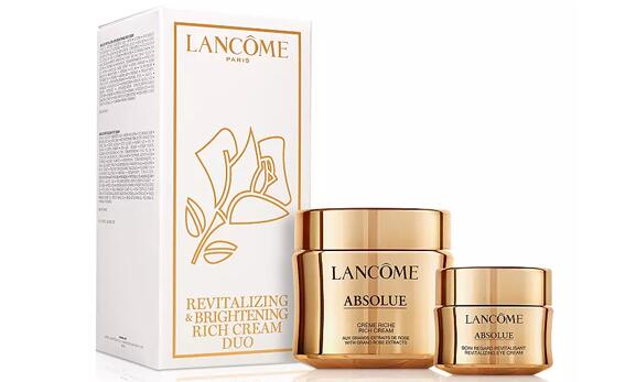 Lancôme Absolue Rich/Soft菁纯面霜60ml+眼霜20g折后$237