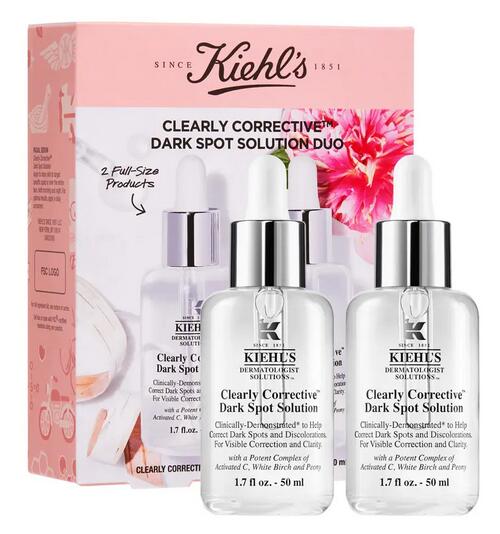 Kiehl's科顏氏煥白亮膚淡斑精華50ml*2瓶(價值$168)折后$93.75+滿贈正裝潔面