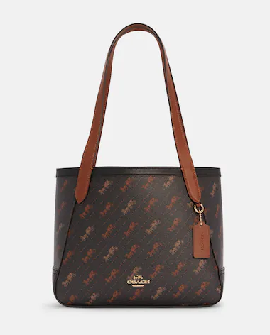 3折可入丨Coach蔻馳硬皮馬車托特 27 3折$98.4