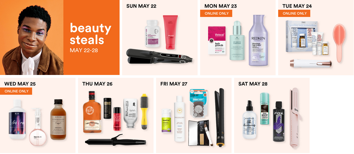 美發(fā)盛典丨ULTA Beauty 21天美發(fā)盛典 5/23 REDKEN 護(hù)色洗護(hù)、Alterna免洗系列等5折