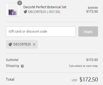 最高75折丨Decorte黛珂美國(guó)官網(wǎng)全場(chǎng)護(hù)膚美妝最高享75折丨滿額免郵