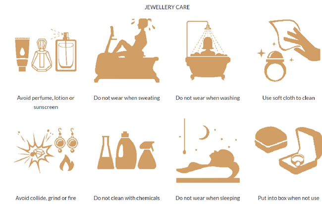 贵金属饰品保养小窍门