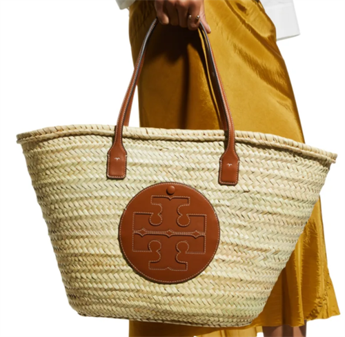 Tory Burch Ella Straw 大號草編菜籃包 5折$249