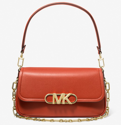 MICHAEL KORS Parker 中号金荷包 橘色 6折$298.8