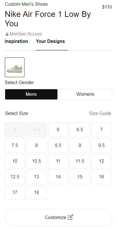Nike耐克美国官网定制鞋子的流程,海淘Nike耐克美国
