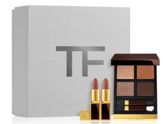 补货！TOM FORD眼影盘+两支口红超值套装 售价$95